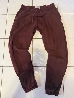 Reigning Champ oxblood sweatpants